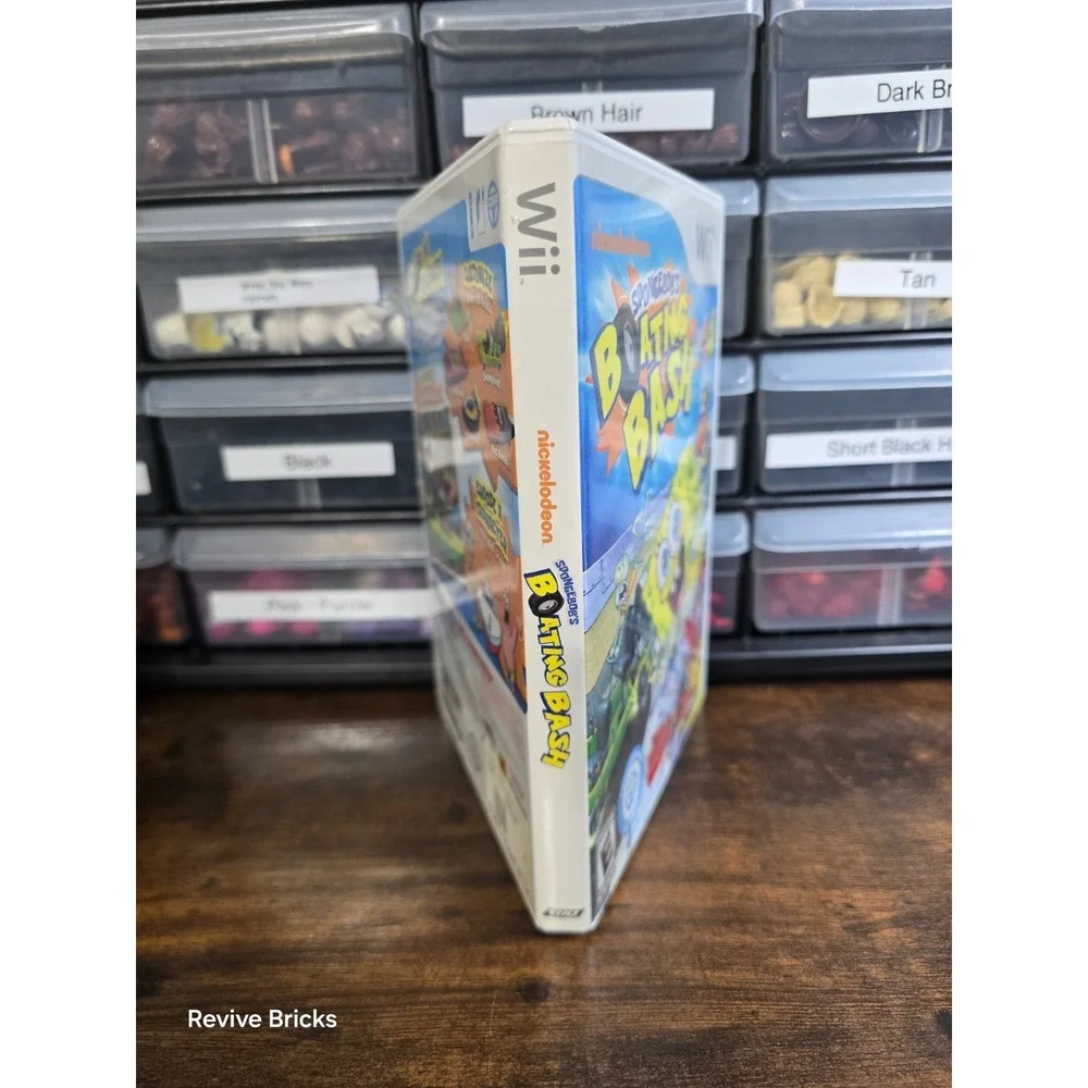 SpongeBob's Boating Bash (Nintendo Wii, 2010) CIB Complete Tested Working Great